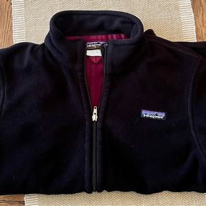 Patagonia Synchilla full zip black fleece size medium women’s